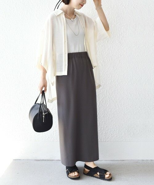 SHIPS / シップス シャツ・ブラウス | 〈手洗い可能〉麻調 メッシュ 半袖 ビッグ シャツ | 詳細25