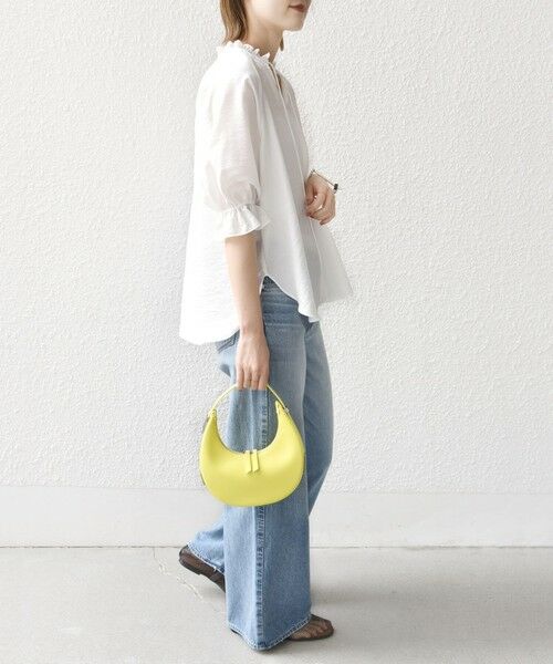 SHIPS / シップス シャツ・ブラウス | 〈洗濯機可能〉前後 2WAY フリル リボン シアー ブラウス | 詳細15