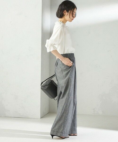 SHIPS / シップス シャツ・ブラウス | 〈洗濯機可能〉前後 2WAY フリル リボン シアー ブラウス | 詳細5