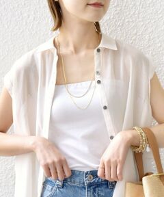 SHIPS / シップス シャツ・ブラウス | 【WEB限定】〈洗濯機可能〉シアー リネンライク バック フリル ブラウス