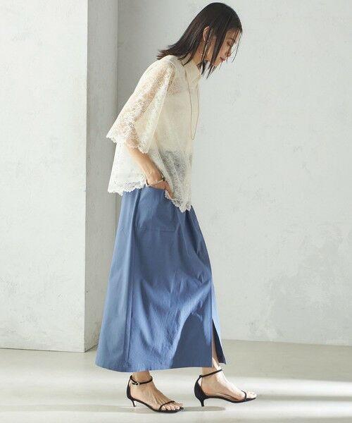 SHIPS / シップス シャツ・ブラウス | 〈手洗い可能〉ラッセル レース シャツ | 詳細4