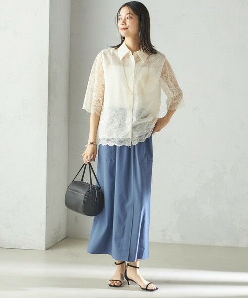 SHIPS / シップス シャツ・ブラウス | 〈手洗い可能〉ラッセル レース シャツ | 詳細6