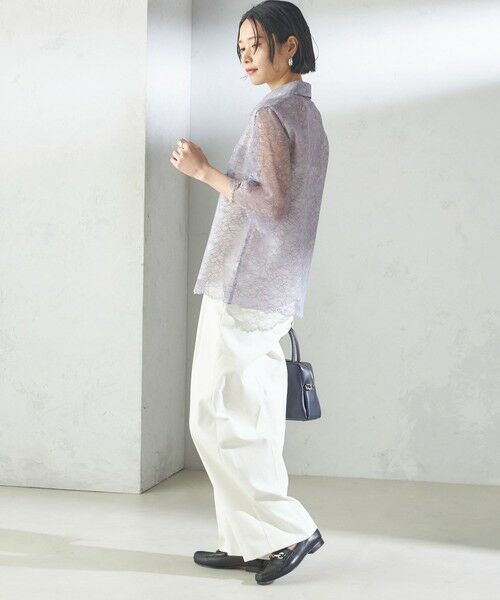 SHIPS / シップス シャツ・ブラウス | 〈手洗い可能〉ラッセル レース シャツ | 詳細16