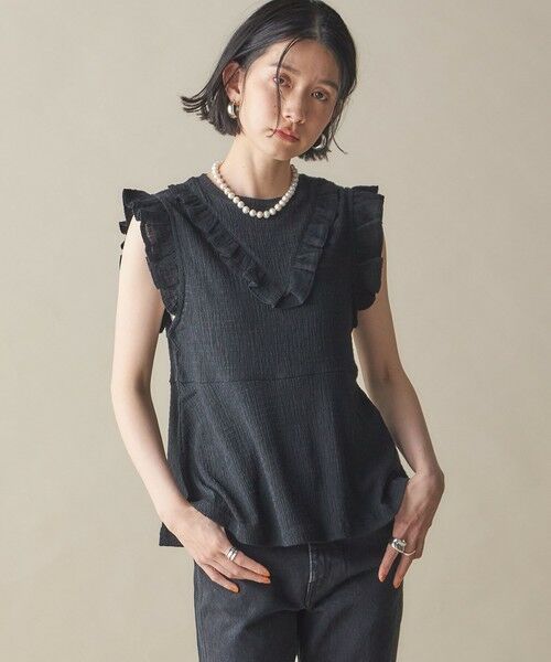 SHIPS / シップス その他トップス | NINE CASE:〈手洗い可能〉フリル ノースリーブ トップス | 詳細11