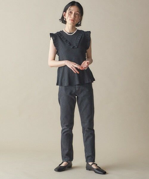 SHIPS / シップス その他トップス | NINE CASE:〈手洗い可能〉フリル ノースリーブ トップス | 詳細2