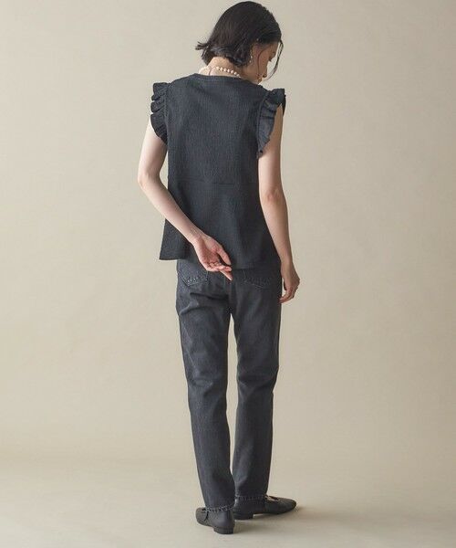 SHIPS / シップス その他トップス | NINE CASE:〈手洗い可能〉フリル ノースリーブ トップス | 詳細4