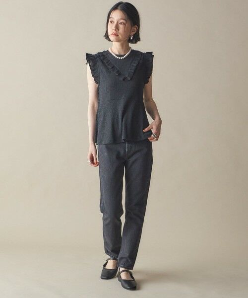 SHIPS / シップス その他トップス | NINE CASE:〈手洗い可能〉フリル ノースリーブ トップス | 詳細6