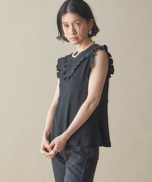 SHIPS / シップス その他トップス | NINE CASE:〈手洗い可能〉フリル ノースリーブ トップス | 詳細7