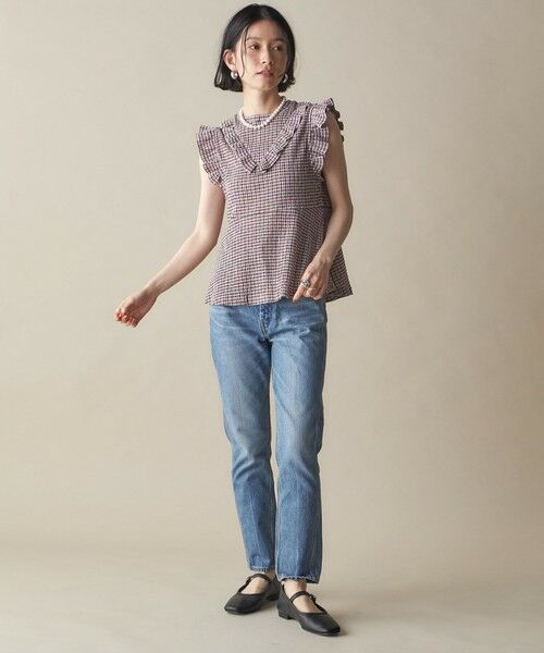 SHIPS / シップス その他トップス | NINE CASE:〈手洗い可能〉フリル ノースリーブ トップス | 詳細14