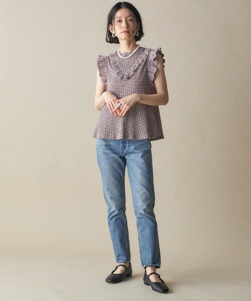 SHIPS / シップス その他トップス | NINE CASE:〈手洗い可能〉フリル ノースリーブ トップス | 詳細19