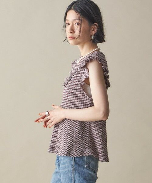 SHIPS / シップス その他トップス | NINE CASE:〈手洗い可能〉フリル ノースリーブ トップス | 詳細22