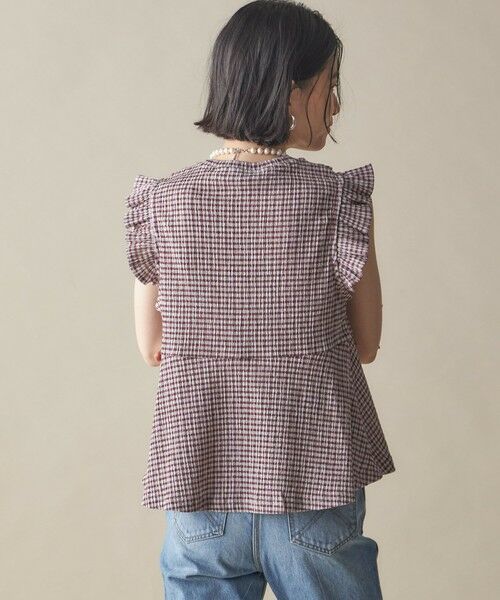 SHIPS / シップス その他トップス | NINE CASE:〈手洗い可能〉フリル ノースリーブ トップス | 詳細23