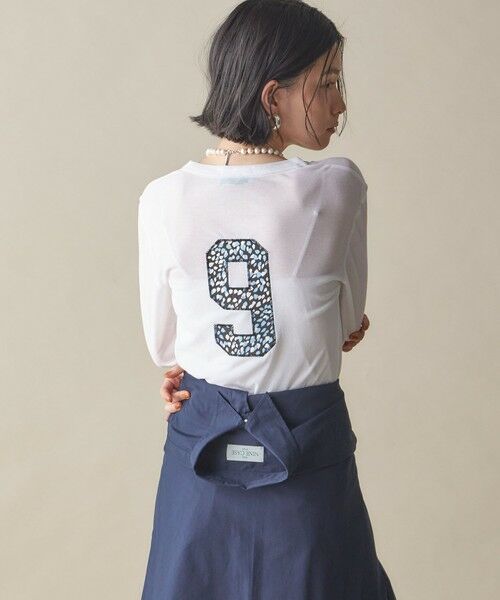 SHIPS / シップス Tシャツ | SHIPS NINE CASE:〈洗濯機可能〉ロゴ ロング スリーブ TEE | 詳細17