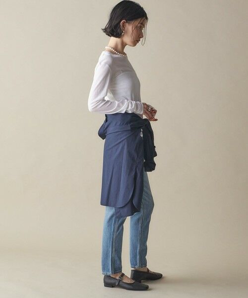 SHIPS / シップス Tシャツ | SHIPS NINE CASE:〈洗濯機可能〉ロゴ ロング スリーブ TEE | 詳細2