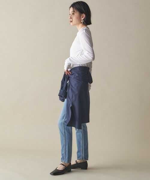 SHIPS / シップス Tシャツ | SHIPS NINE CASE:〈洗濯機可能〉ロゴ ロング スリーブ TEE | 詳細5