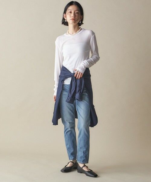 SHIPS / シップス Tシャツ | SHIPS NINE CASE:〈洗濯機可能〉ロゴ ロング スリーブ TEE | 詳細6