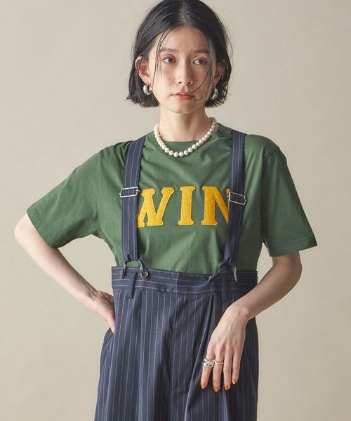 SHIPS / シップス Tシャツ | SHIPS NINE CASE:〈洗濯機可能〉パッチワーク ロゴ TEE | 詳細11