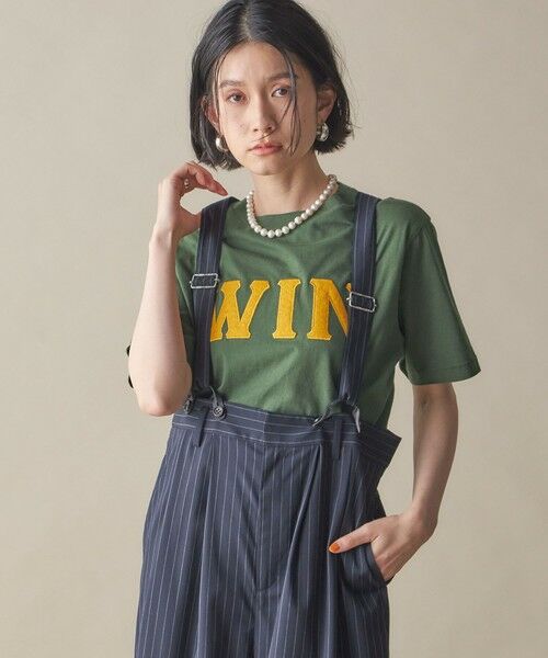 SHIPS / シップス Tシャツ | SHIPS NINE CASE:〈洗濯機可能〉パッチワーク ロゴ TEE | 詳細12