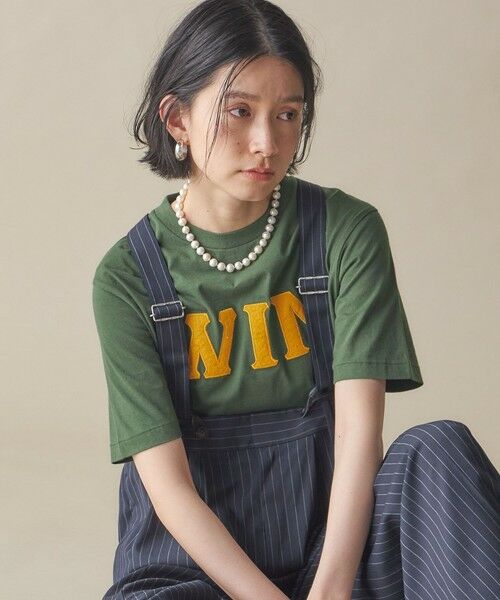 SHIPS / シップス Tシャツ | SHIPS NINE CASE:〈洗濯機可能〉パッチワーク ロゴ TEE | 詳細13