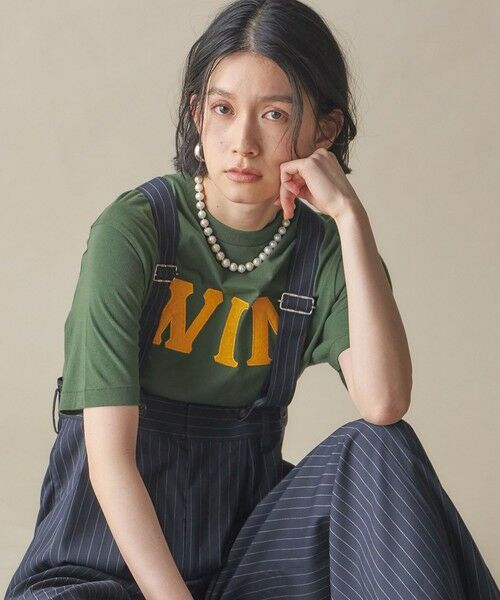 SHIPS / シップス Tシャツ | SHIPS NINE CASE:〈洗濯機可能〉パッチワーク ロゴ TEE | 詳細14