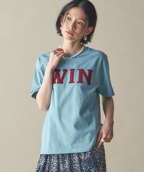SHIPS / シップス Tシャツ | SHIPS NINE CASE:〈洗濯機可能〉パッチワーク ロゴ TEE | 詳細23