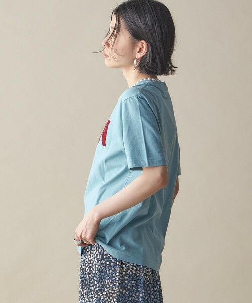 SHIPS / シップス Tシャツ | SHIPS NINE CASE:〈洗濯機可能〉パッチワーク ロゴ TEE | 詳細24