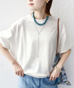 SHIPS / シップス カットソー | 〈洗濯機可能〉DEPEND ドルマン カット プルオーバー