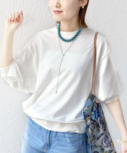 SHIPS / シップス カットソー | 〈洗濯機可能〉DEPEND ドルマン カット プルオーバー | 詳細15