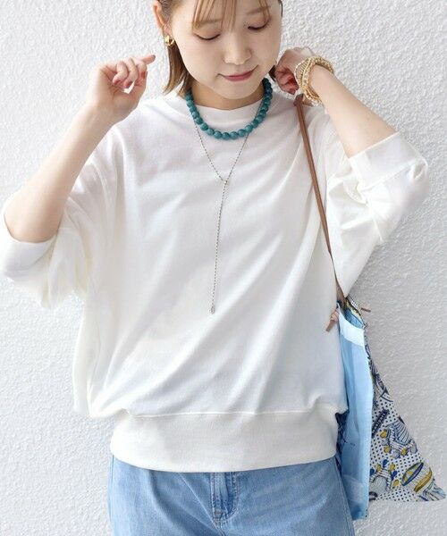 SHIPS / シップス カットソー | 〈洗濯機可能〉DEPEND ドルマン カット プルオーバー | 詳細18