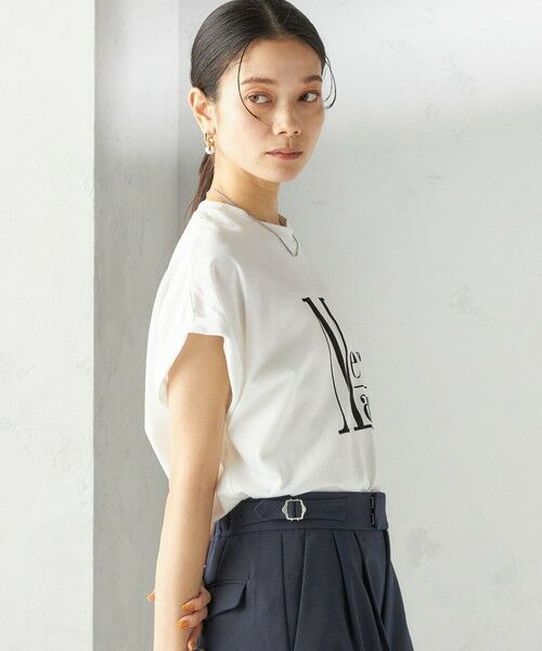 SHIPS / シップス Tシャツ | 〈洗濯機可能〉プラチナ ヴェール TEE | 詳細11