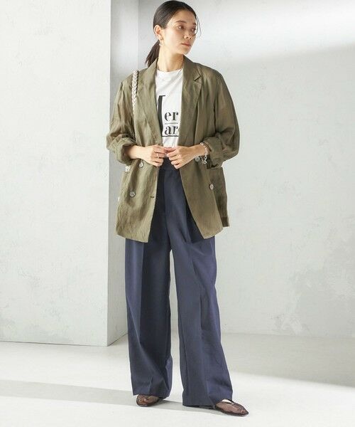 SHIPS / シップス Tシャツ | 〈洗濯機可能〉プラチナ ヴェール TEE | 詳細13