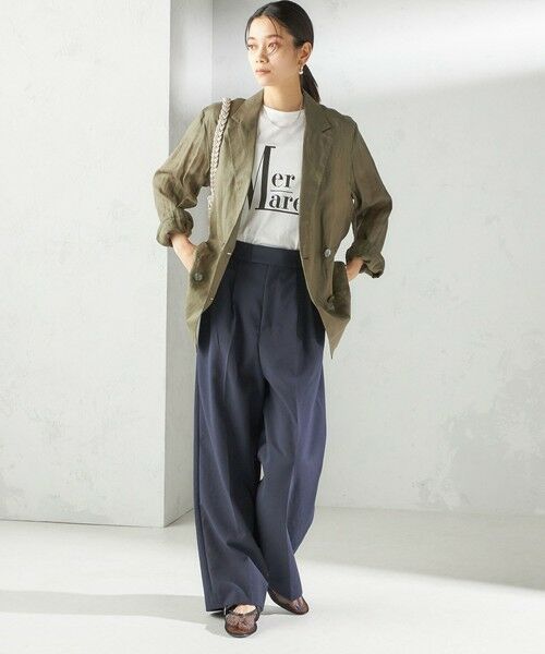 SHIPS / シップス Tシャツ | 〈洗濯機可能〉プラチナ ヴェール TEE | 詳細14