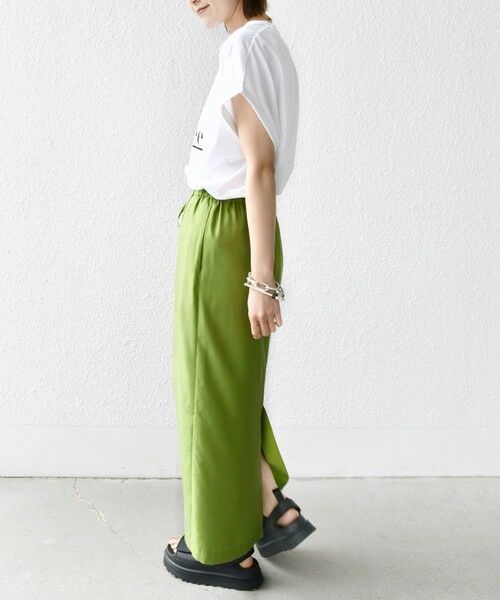 SHIPS / シップス Tシャツ | 〈洗濯機可能〉プラチナ ヴェール TEE | 詳細18