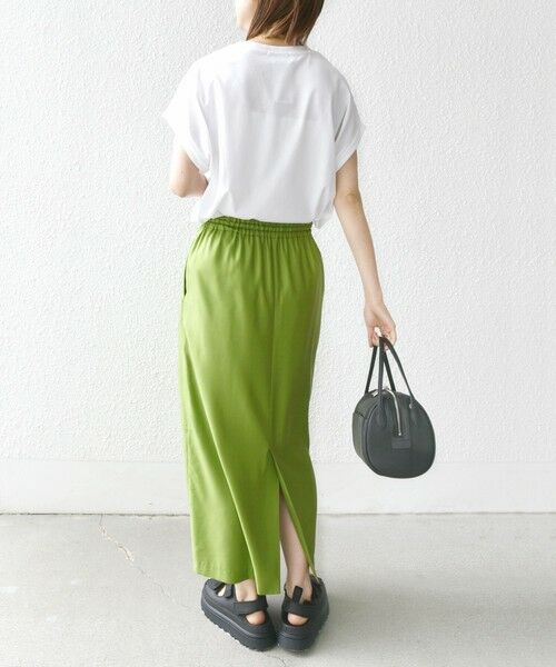 SHIPS / シップス Tシャツ | 〈洗濯機可能〉プラチナ ヴェール TEE | 詳細19