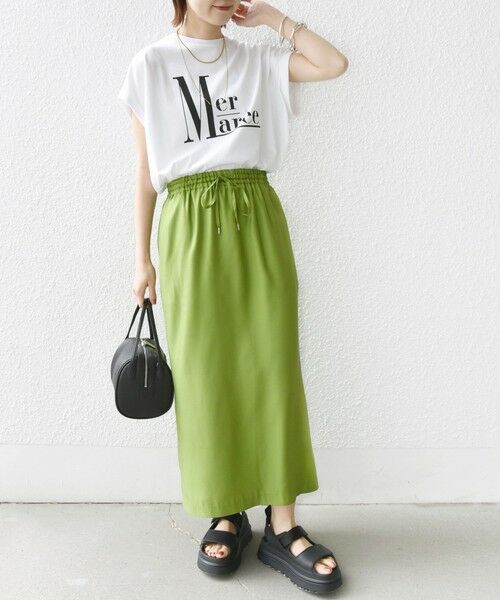 SHIPS / シップス Tシャツ | 〈洗濯機可能〉プラチナ ヴェール TEE | 詳細20