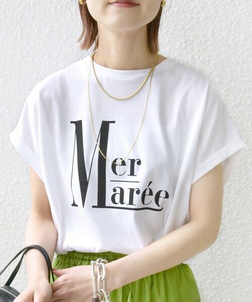 SHIPS / シップス Tシャツ | 〈洗濯機可能〉プラチナ ヴェール TEE | 詳細21