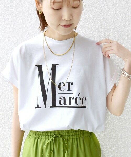 SHIPS / シップス Tシャツ | 〈洗濯機可能〉プラチナ ヴェール TEE | 詳細22