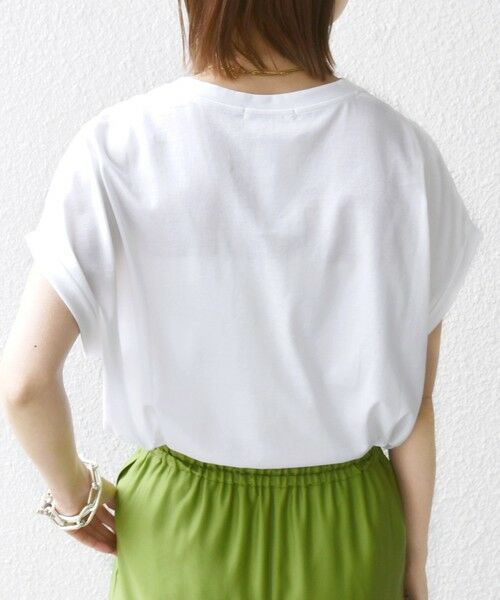 SHIPS / シップス Tシャツ | 〈洗濯機可能〉プラチナ ヴェール TEE | 詳細24