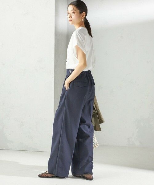 SHIPS / シップス Tシャツ | 〈洗濯機可能〉プラチナ ヴェール TEE | 詳細3