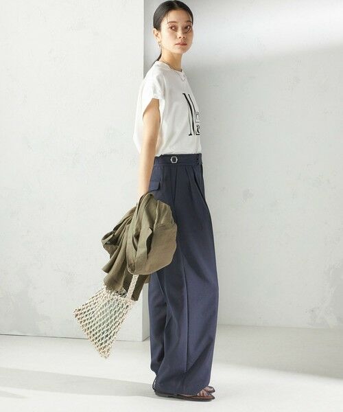 SHIPS / シップス Tシャツ | 〈洗濯機可能〉プラチナ ヴェール TEE | 詳細4