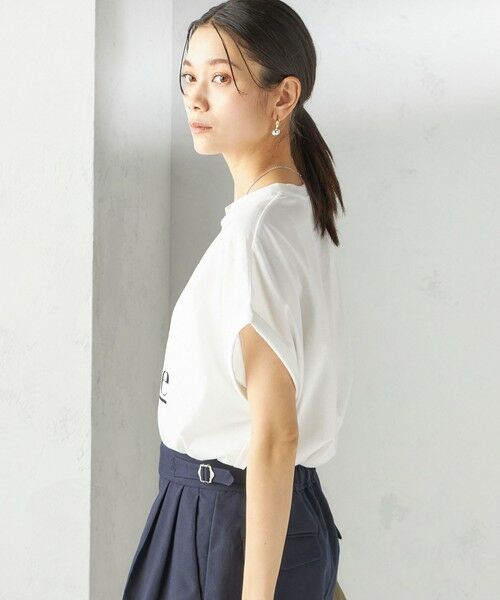 SHIPS / シップス Tシャツ | 〈洗濯機可能〉プラチナ ヴェール TEE | 詳細9