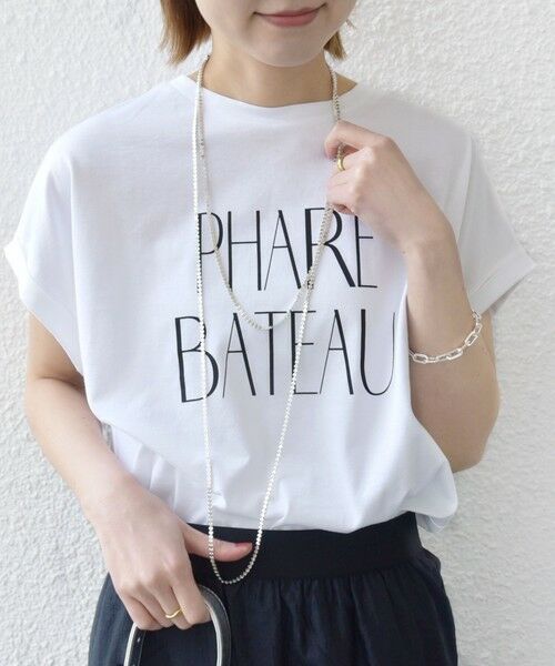 SHIPS for women/シップスウィメン 《予約》プラチナ ヴェール TEE アイボリー ONE SIZE SHIPS for women/シップスウィメン 《予約》プラチナ ヴェール TEE アイボリー ONE SIZE