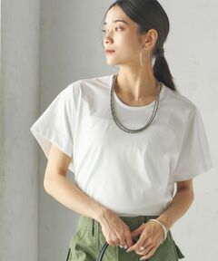 SHIPS / シップス Tシャツ | 【SHIPS別注】assiette:〈手洗い可能〉プレミアム 天竺 Uネック TEE