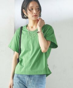 SHIPS / シップス Tシャツ | 【SHIPS別注】assiette:〈手洗い可能〉プレミアム 天竺 Uネック TEE