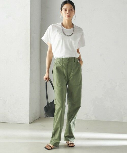 SHIPS / シップス Tシャツ | 【SHIPS別注】assiette:〈手洗い可能〉プレミアム 天竺 Uネック TEE | 詳細1