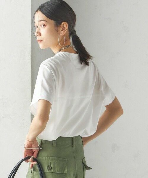 SHIPS / シップス Tシャツ | 【SHIPS別注】assiette:〈手洗い可能〉プレミアム 天竺 Uネック TEE | 詳細11