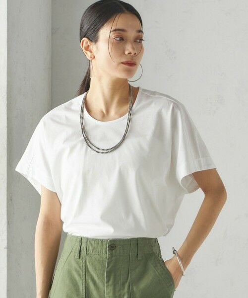 SHIPS / シップス Tシャツ | 【SHIPS別注】assiette:〈手洗い可能〉プレミアム 天竺 Uネック TEE | 詳細9