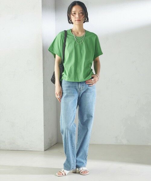 SHIPS / シップス Tシャツ | 【SHIPS別注】assiette:〈手洗い可能〉プレミアム 天竺 Uネック TEE | 詳細21