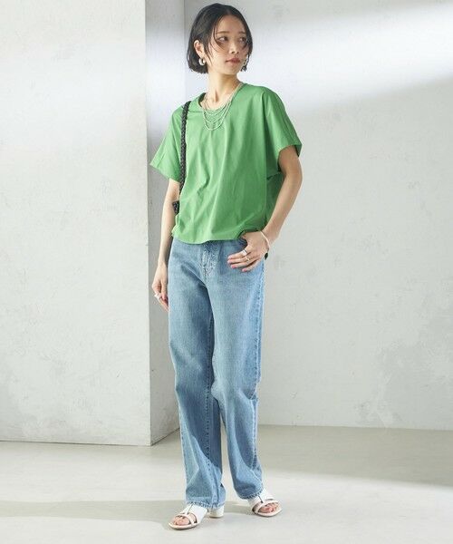 SHIPS / シップス Tシャツ | 【SHIPS別注】assiette:〈手洗い可能〉プレミアム 天竺 Uネック TEE | 詳細22