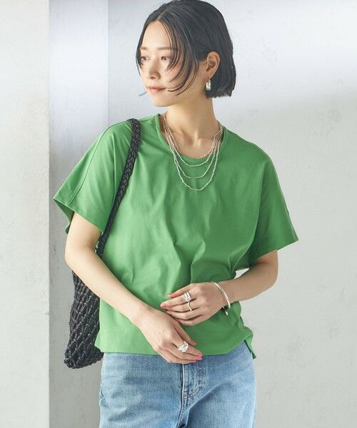 SHIPS / シップス Tシャツ | 【SHIPS別注】assiette:〈手洗い可能〉プレミアム 天竺 Uネック TEE | 詳細23